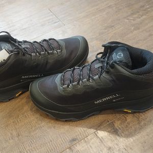 Men's Merrell Moab Speed GORE-TEK Hiking Boots / Asphalt 9.5